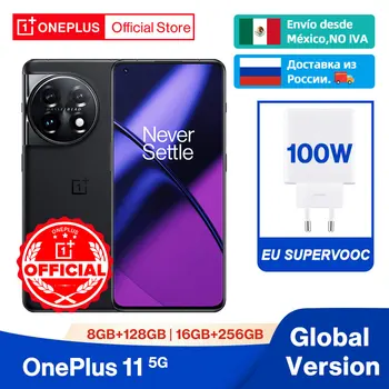 OnePlus 11 5G Globálna Verzia 8GB 128GB Snapdragon 8 Gen 2 2K 120Hz AMOLED Displej 100W Poplatok 5000mAh NFC
