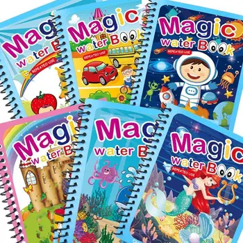 Deti Hračky Vzdelávania, Hračky, Kreslenie, Maľovanie Rada Opakovane Magické Knihy Montessori Hračky Kniha Sfarbenie Vody Kreslenie Knihy