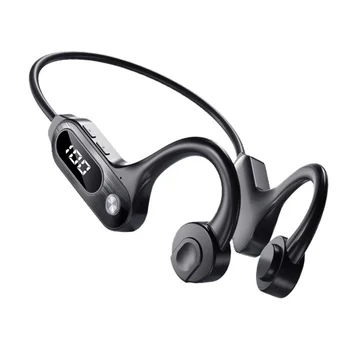 Kostné Vedenie Koncept Bluetooth-kompatibilné Slúchadlá do uší Ľahká Bezdrôtová Visí Ear Športové Slúchadlá V30 typ dlhé vytrvalosť
