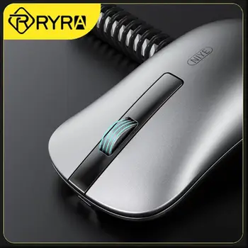 Zliatina Hliníka Bezdrôtová Myš, Dobíjacia Stlmiť Prenosnom Počítači Bezdrôtový Pohodlné 2.4 G Dual-Mode Myš
