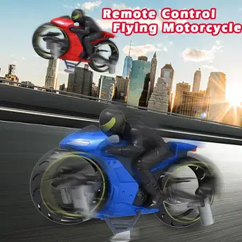 Detský motocykel toysRemote Kontroly Kúsok Motocykel Drone Pôdy A Vzduchu, Duálny Režim RC Motocykel Quadcopter Nabíjateľná
