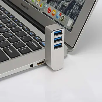 Adaptér PC Príslušenstvo Extender Hub Adaptér USB Prevodník USB Rozbočovač Usb Hub 3 v 1 USB 3.0 Hub Dokovacej Stanice