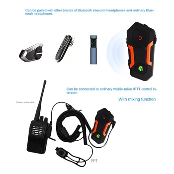 NÁRAST-V3 PLUS Motocyklové Prilby Bluetooth Headset BT5.0 Dvojité 1400M Intercom na Koni Bezdrôtový Hovor Headset IP65 Vodeodolný