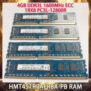 RAM 4GB 1600MHz DDR3L ECC 1RX8 PC3L-12800R HMT451R7AFR8A-PB Pre SK Hynix Pamäť Funguje Perfektne Rýchlu Loď Vysokej Kvality