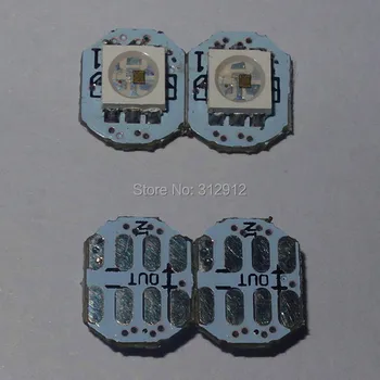 APA102-C s led chladič(10 mm*3 mm);DC5V vstup;5050 SMD RGB withAPA102 ic vstavané;RGB farebný