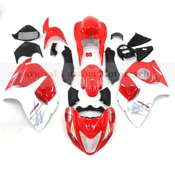 Vhodné pre Suzuki GSX-R1300 2008-2020 motocyklov vysokej kvality, ABS vstrekovanie červené a biele kapota auta