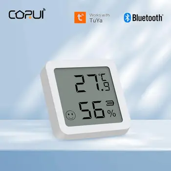CORUI Tuya Bluetooth-kompatibilné Teplota A Vlhkosť, Senzor, Vnútorné Termo-Vlhkomer Mini Smart Home Teplota Detektora