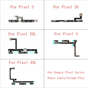 1pc Power On/Off Prepínač ovládania Hlasitosti Nadol Flex Kábel Pre Google Pixel 3 XL, 3XL 3A G020E F G H 4 XL 4XL Volume Flex Kábel