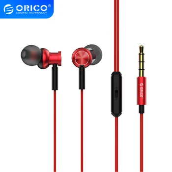 ORICO In-Ear Káblové Slúchadlá Pre Video Hry, Spoločné pre Slúchadlá Vstavaný Mikrofón Športové Hudobné Slúchadlá 1,2 m Corde