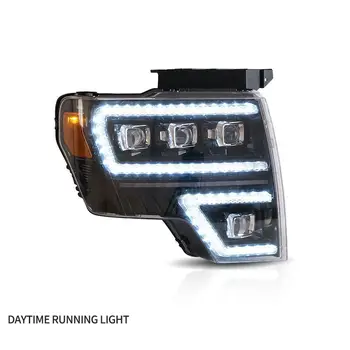 Pôvodné Vysoko Kvalitné LED, Vedúci Svetlo Na Ford F150 2009-2014 Dynamické Zapnite Indikátor Predné Auto Lampa Súčasti Automatické Osvetlenie