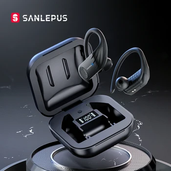 SANLEPUS B1 Led Displej Bluetooth Slúchadlá Bezdrôtové Slúchadlá TWS Stereo Slúchadlá Šport Gaming Headset Pre Xiao Huawei iPhone