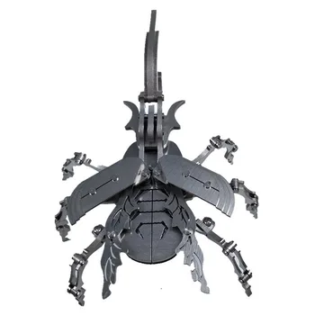 Hmyzu Série DIY Nehrdzavejúcej Ocele, 3D Art Montáž Model Hercules Chrobák Jednorožec Chrobák Ornament Chlapcov, Hračky Muži Hobby Zber