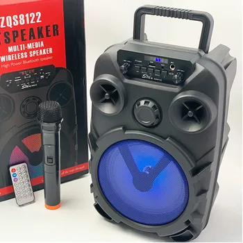 60W, high-výkon Bluetooth Reproduktor Prenosný Box Stĺpec Stereo Surround Bezdrôtový Subwoofer Square Dance Vonkajšie Soundbox s MIC