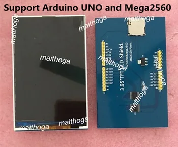 UNO Mega2560 3.95 palcový 20P 16Bit RGB 65K HD TFT LCD Displej s PCB Dosky (TP/Bez TP) ST7796S IC 8bitová Paralelné Rozhranie 480 x 320