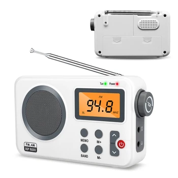 Digitálny AM, FM Rádio, Audio Prijímač, Prehrávač Hudby w/LCD Obrazovke sú Jasné Hlasný Reproduktor SY-8801 3,5 MM Slúchadlá Konektor Elastická Anténa