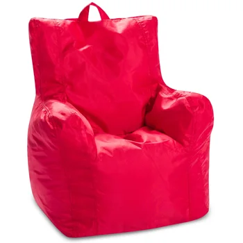Posh Výtvory Pasadena Bean Bag Stoličky, Deti, 1.8 ft, Červené stoličky, spálne, strukoviny