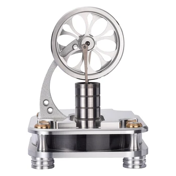 Najnovšie Stirling Motor Model Všetky Kovové Boutique Vertikálne Spustenie Vedeckých Logická Hračka Darček pre Triedy Výučby Vedy