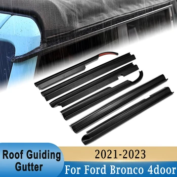 Bočné Okno Clony proti oslneniu Strechy Dážď Vodiaceho Väzbu pre Ford Bronco 2021 2022 2023 4-Dvere Chrániť pred Slnkom dažďové kvapky a Hlučné Vietor
