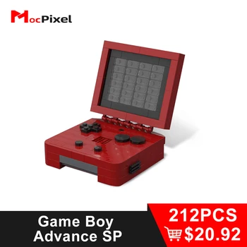 MOCPIXEL Game Boy Advance SP Tehly PlayStation MOC Bloky pre Deti Dievča Deti Vzdelávacie Hračka 2023 Nové letné Darček