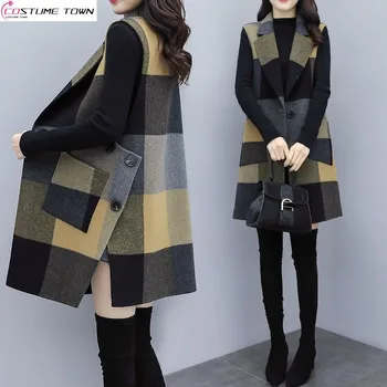 2023 Jeseň/Zima Nové dámske oblečenie kórejská Verzia Polovice Dĺžky Módne Slim Fit and Slim Temperament Žien Kabát