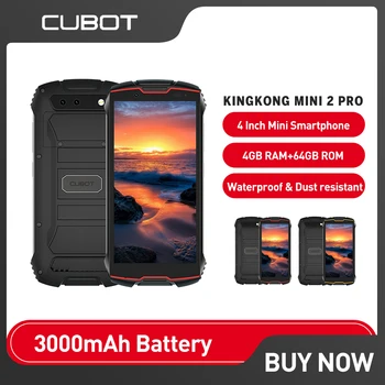 Cubot KingKong MINI 2 Pro Smartphone Vodotesné 4-Palcový Mini Smartphone 4GB+64GB Android 11 GPS Tvár ID Robustný Telefón