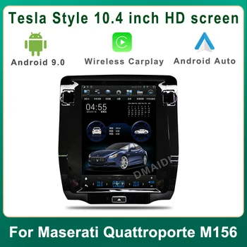Android Auto Magnetofón Multimediálny Prehrávač Pre Maserati Quattroporte M156 2013-2020 Tesla Vertikálne Obrazovke Carplay