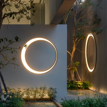 Moderné nástenné svietidlo, záhrada lampa, outdoor, ip65, nepremokavé, tvorivé dekoratívne nástenné svietidlo, 110 v220v nehrdzavejúcej ocele
