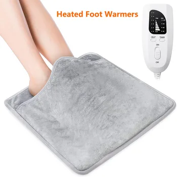 Elektrické Nohy Teplejšie Vykurovacie Podložky Teplé Papuče 6th Gear Teplota v Zime Ruky a Nohy Teplejšie Umývateľný Domácnosti Nohy Teplejšie