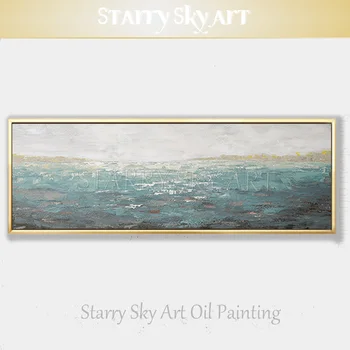 Profesionálny Umelec Ručné Vysokej Kvality Abstraktnú olejomaľbu na Plátne Tmavé Farby Abstraktnú olejomaľbu pre Domáce Dekorácie