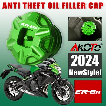 Motocykel Anti theft Olej Výplň Spp Príslušenstvo motorového Oleja Plug Kryt Pre Kawasaki ER-6N er6n ER6F ER-6F 2006-2016 2015 2014