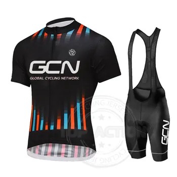 GCN 2023 Letné Cyklistické Odevy Cestnej Bike Nosiť Oblečenie pánske Šortky Podbradník Sady Mtb Bicykel Jersey Šaty Maillot Ciclismo Jednotné