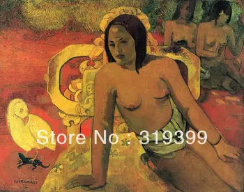 Paul Gauguin Reprodukcia olejomaľby na Ľanové plátno, Vairumati (Vairaumati), Doprava Zdarma,vysoká Kvalita,100% handmade