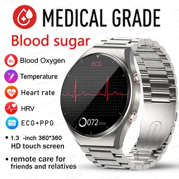 2023New EKG+PPG Smart Hodinky Mužov Zdravie Monitor hladiny Cukru v Krvi, Krvný Tlak Sledovať IP67 Nepremokavé Športové Smartwatch Mužov Pre Xiao