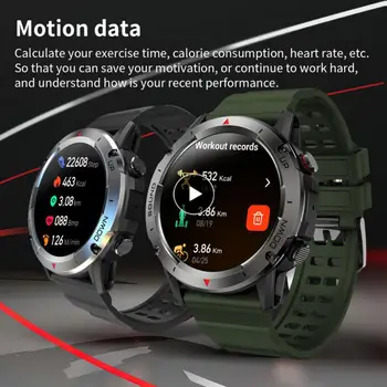 Vodotesný Ip68 Smartwatch 400mah Vonkajšie Náramkové hodinky Fitness Tracker Volá Smart Náramok Monitorovanie Krvného Tlaku