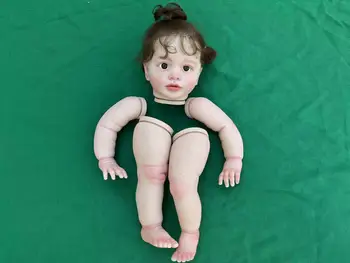 FBBD Prispôsobené Obmedzenej ponuky 26 palec Reborn Baby Doll Pippa S Ručne Korene Vlasov DIY Časť S Jednou Handrou BodyChristmas Darček