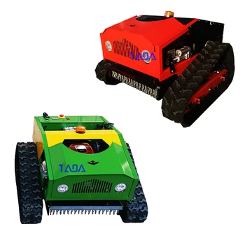 Kosenie stroj robot kosačky na trávu, diaľkové ovládanie svahové kosačky na trávu lesného hospodárstva mulcher veľké snehu stroj