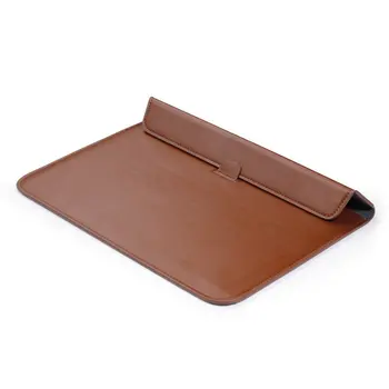 11 12 Palcový Laptop Rukáv Taška Prípade Laptop Sleeve Stand Prípade PU Kožené Notebook Taška Pre MacBook Air 11.6