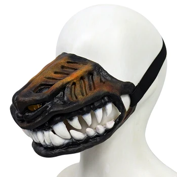 Móda, Psie Úst Maska Čalúnená Latexu Úlohu Hrať Psa Maska Šteňa Halloween Cosplay Rekvizity