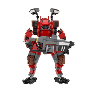 Predvojom-trieda Titan MOB-1316 Mech Warrior Červená Robot Tehly z strieľačka Titanfalls 976 Kus pre Dospelých Darček
