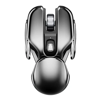 2.4 G Nabíjateľný Bezdrôtová Myš, 1600DPI Myši 6 Tlačidiel Pre PC, Notebook Herný Počítač Office Home Nepremokavé Myš