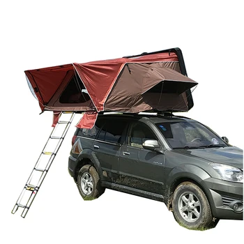 Vysoko kvalitného hliníka auto vonkajší strešný stan camping 2-3 osoby streche stan soft shell