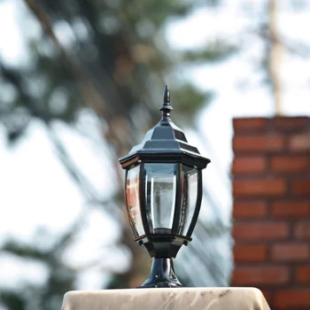 Pilier zábradlie lampy vonkajšie lampy post spp hliníkové tepelne-odolné stĺpec lampa nepremokavé pouličné lampy