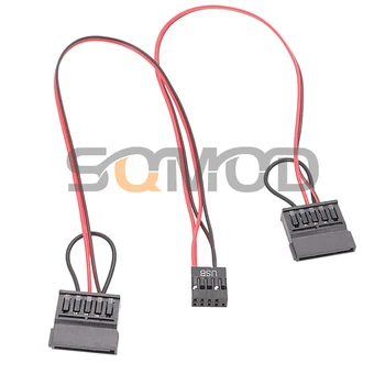 USB na SATA adaptér napájací kábel pre ITX základnej dosky usb 9pin 2,5 palcový SATA notebook notebook HDD SSD napájacieho kábla 30 cm