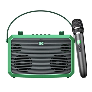 SHIDU 50W Bluetooth Reproduktorov Bass Treble Subwoofer Karaoke Party Hudobný Nástroj Performace Zosilňovač s Bezdrôtového Mikrofónu