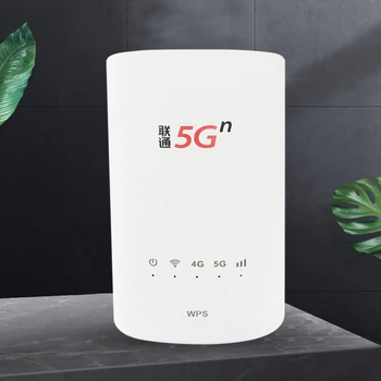 5G Router 2,4 GHz, 5 ghz Bezdrôtový Modem, WiFi Hotspot 1000Mbps Slot Karty SIM EU/US/UK, Zapojte Kompatibilný s 4G Siete 3G