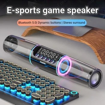 Nový Multimediálny Počítač Audio Ploche Domov Hra Esports Bluetooth Reproduktory Vysokej Kvality, Subwoofer, Prenosné Bezdrôtové Caixa De Som