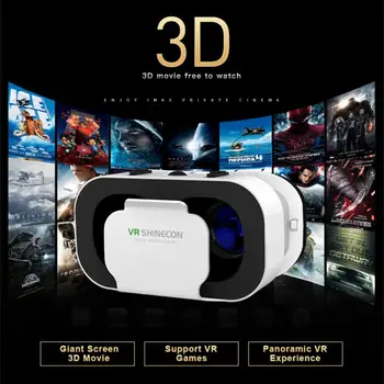 G05 Virtuálnej Reality HD Objektív Okuliare Stereo Google Kartón Headset Prilba Pre 4.7-6.0 Palcov Android IOS Smart Telefóny, PC VR