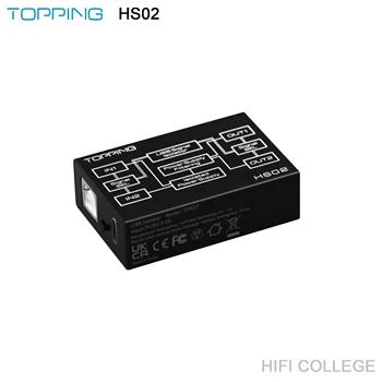 POLEVA HS02 USB 2.0 High Performance Audio Izolant s USB-B a Typ C Príkon Vysoká Rýchlosť a vysoká kompatibilita
