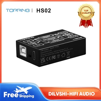 POLEVA HS02 USB2.0 Izolant Vysoký Výkon Zvukový Izolant Vysoká Kompatibilita Nízku Latenciu Zvukový Izolant 1500KVRMS