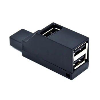 USB 2.0 HUB Adaptér USB 2.0 HUB Extender 3 Porty USB Hub vysokorýchlostný Prenos Dát USB Rozbočovač Dokovacej Stanice Darček